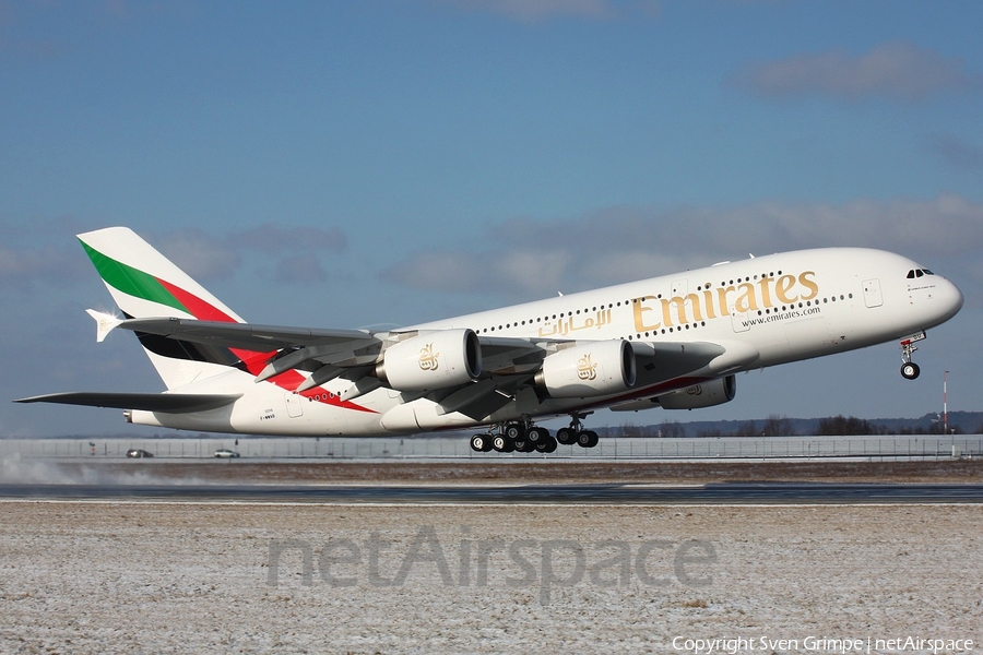 Emirates Airbus A380-861 (F-WWAB) | Photo 11305