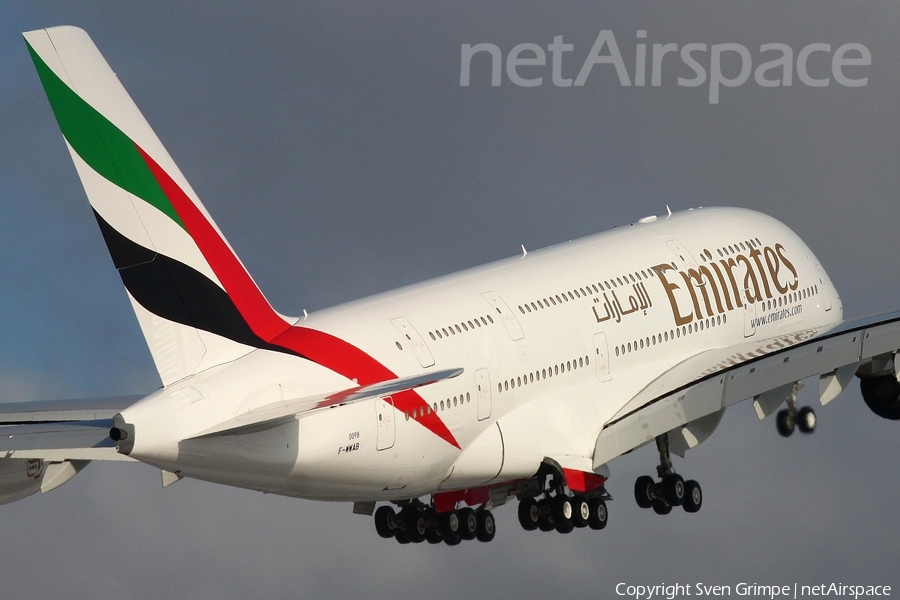 Emirates Airbus A380-861 (F-WWAB) | Photo 15982