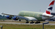 British Airways Airbus A380-841 (F-WWAE) at  Hamburg - Finkenwerder, Germany