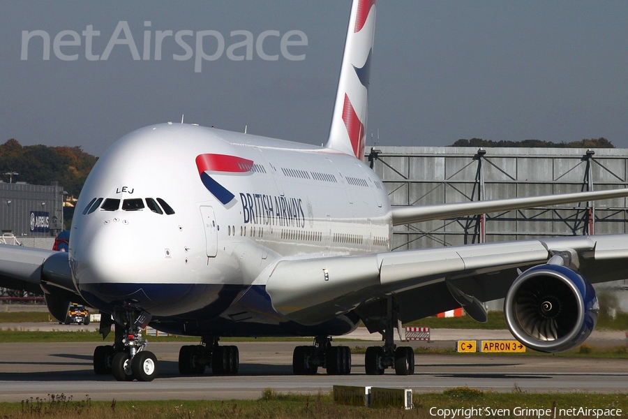 British Airways Airbus A380-841 (F-WWAE) | Photo 88281