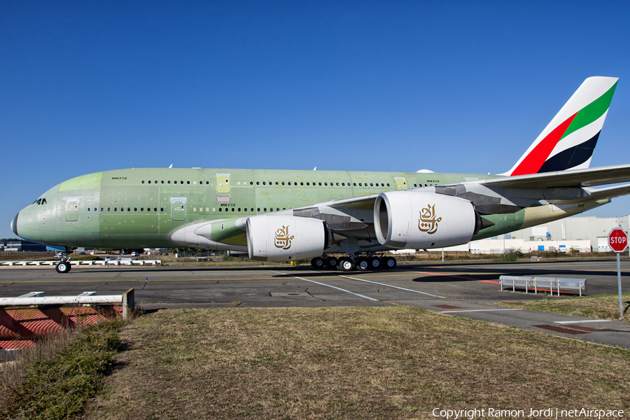 Emirates Airbus A380-841 (F-WWAE) | Photo 131329