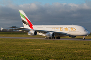 Emirates Airbus A380-841 (F-WWAE) at  Hamburg - Finkenwerder, Germany