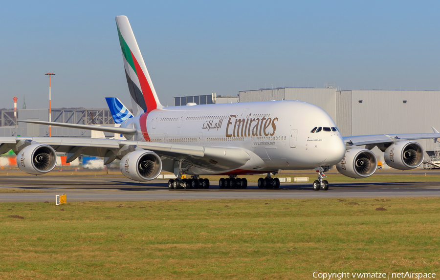 Emirates Airbus A380-841 (F-WWAE) | Photo 220518