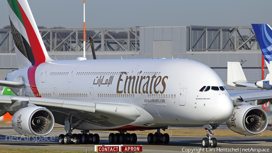 Emirates Airbus A380-841 (F-WWAE) | Photo 220523