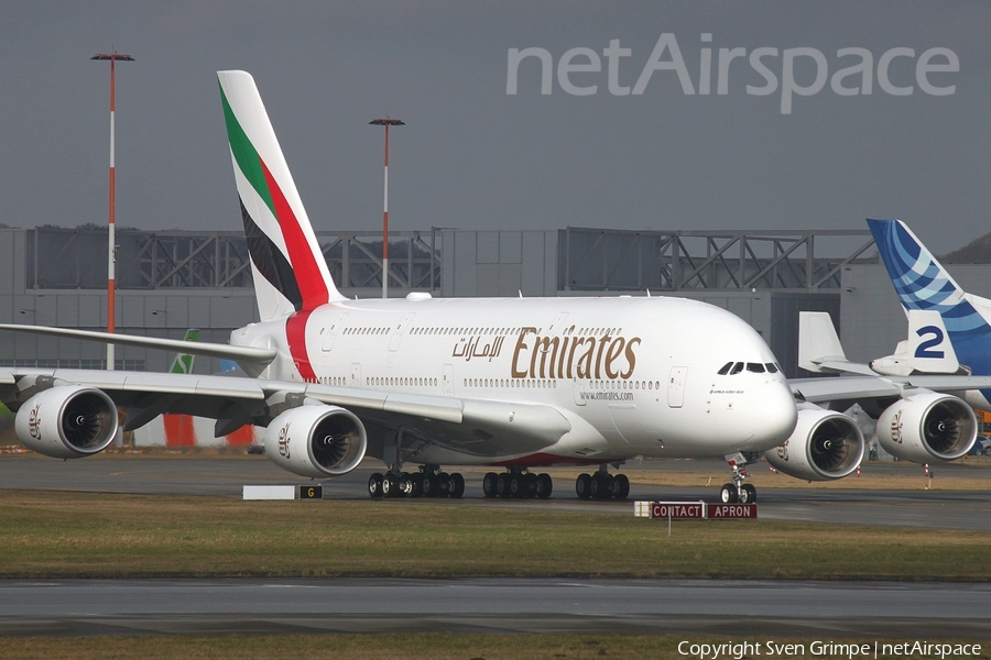 Emirates Airbus A380-841 (F-WWAE) | Photo 220883