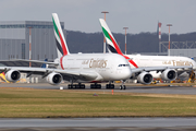 Emirates Airbus A380-841 (F-WWAE) at  Hamburg - Finkenwerder, Germany