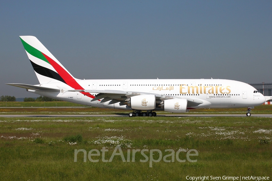 Emirates Airbus A380-861 (F-WWAE) | Photo 47734