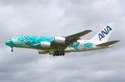 All Nippon Airways - ANA Airbus A380-841 (F-WWAF) at  Toulouse - Blagnac, France