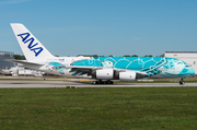 All Nippon Airways - ANA Airbus A380-841 (F-WWAF) at  Hamburg - Finkenwerder, Germany