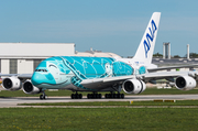 All Nippon Airways - ANA Airbus A380-841 (F-WWAF) at  Hamburg - Finkenwerder, Germany