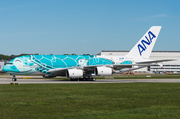 All Nippon Airways - ANA Airbus A380-841 (F-WWAF) at  Hamburg - Finkenwerder, Germany