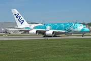 All Nippon Airways - ANA Airbus A380-841 (F-WWAF) at  Hamburg - Finkenwerder, Germany