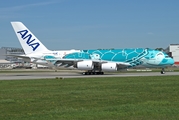 All Nippon Airways - ANA Airbus A380-841 (F-WWAF) at  Hamburg - Finkenwerder, Germany