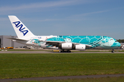 All Nippon Airways - ANA Airbus A380-841 (F-WWAF) at  Hamburg - Finkenwerder, Germany