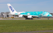 All Nippon Airways - ANA Airbus A380-841 (F-WWAF) at  Hamburg - Finkenwerder, Germany