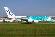 All Nippon Airways - ANA Airbus A380-841 (F-WWAF) at  Hamburg - Finkenwerder, Germany