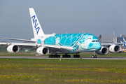 All Nippon Airways - ANA Airbus A380-841 (F-WWAF) at  Hamburg - Finkenwerder, Germany