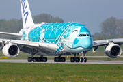 All Nippon Airways - ANA Airbus A380-841 (F-WWAF) at  Hamburg - Finkenwerder, Germany