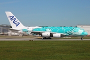 All Nippon Airways - ANA Airbus A380-841 (F-WWAF) at  Hamburg - Finkenwerder, Germany