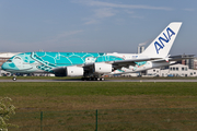 All Nippon Airways - ANA Airbus A380-841 (F-WWAF) at  Hamburg - Finkenwerder, Germany