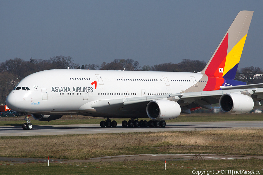 Asiana Airlines Airbus A380-841 (F-WWAF) | Photo 489054