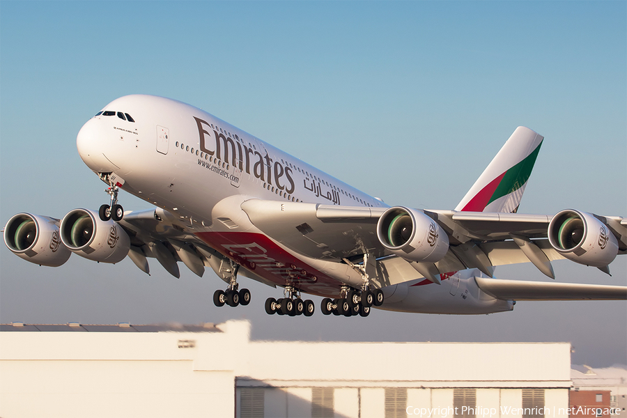 Emirates Airbus A380-861 (F-WWAF) | Photo 142494