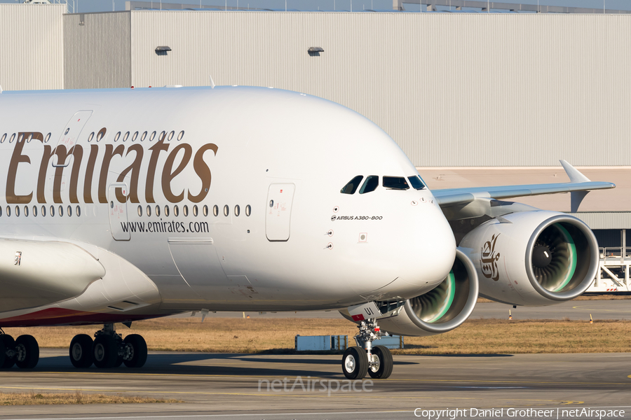 Emirates Airbus A380-861 (F-WWAF) | Photo 142842
