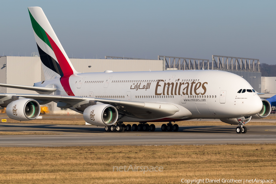 Emirates Airbus A380-861 (F-WWAF) | Photo 142844
