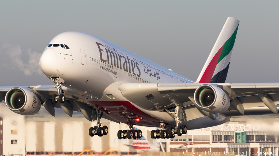 Emirates Airbus A380-861 (F-WWAF) | Photo 142860