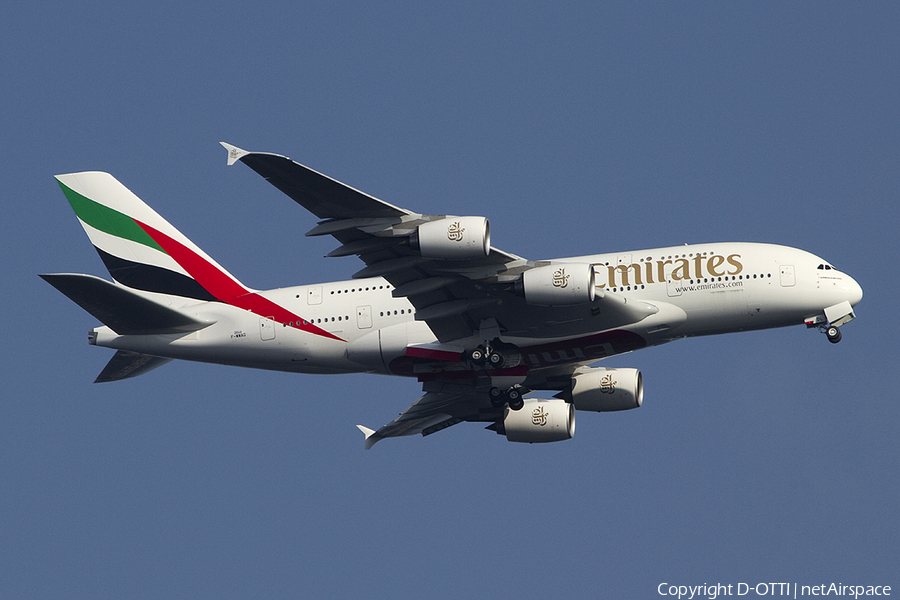 Emirates Airbus A380-861 (F-WWAG) | Photo 305375