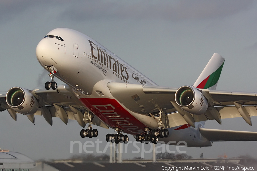 Emirates Airbus A380-861 (F-WWAG) | Photo 38354