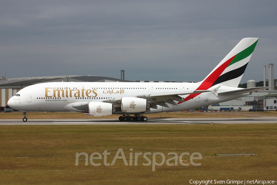Emirates Airbus A380-861 (F-WWAG) | Photo 79970