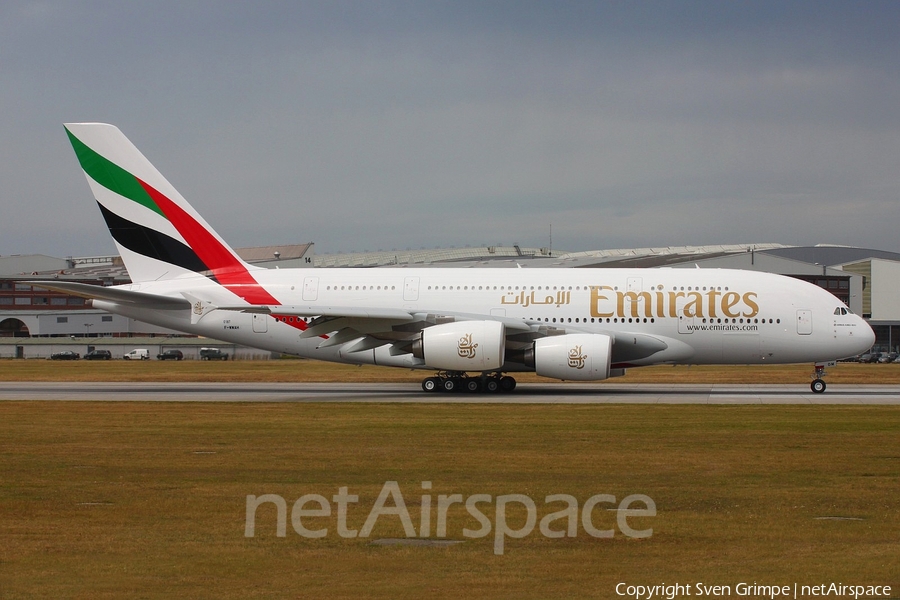 Emirates Airbus A380-861 (F-WWAH) | Photo 79969