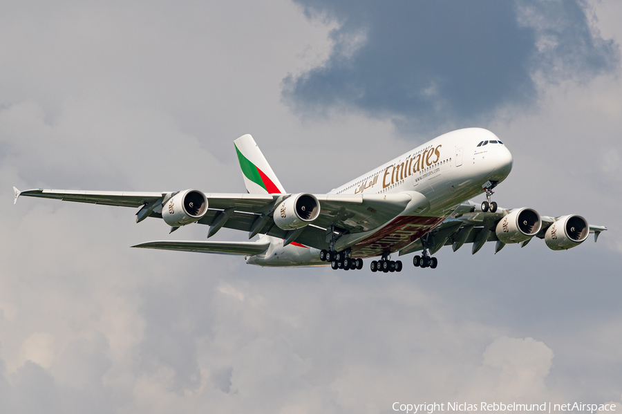 Emirates Airbus A380-842 (F-WWAJ) | Photo 456899