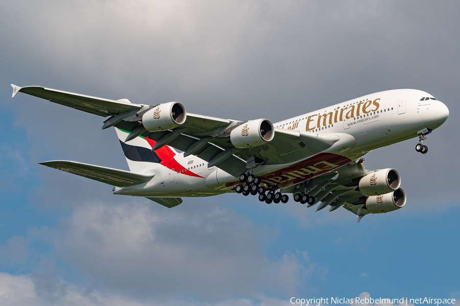 Emirates Airbus A380-842 (F-WWAJ) | Photo 456900