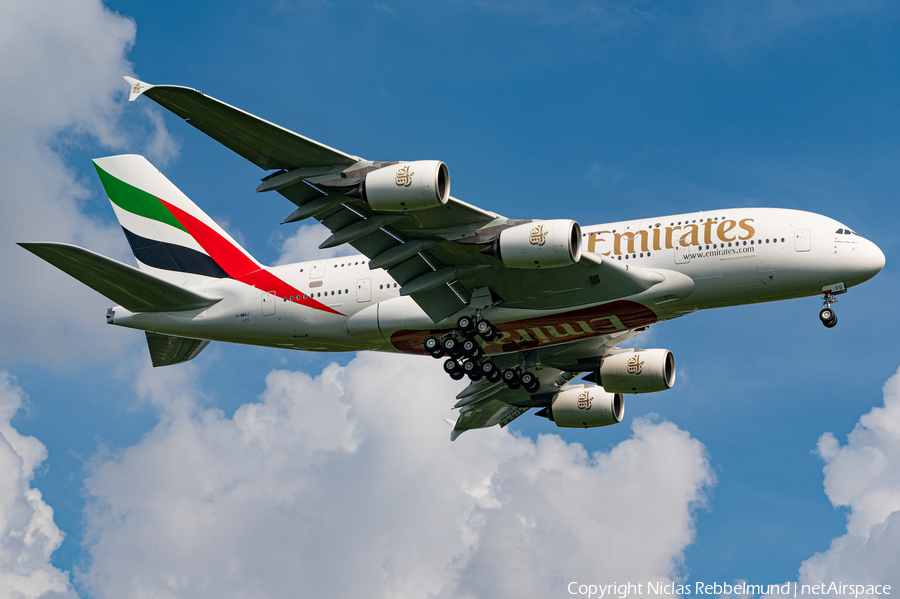 Emirates Airbus A380-842 (F-WWAJ) | Photo 456901