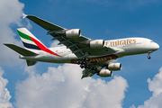 Emirates Airbus A380-842 (F-WWAJ) at  Hamburg - Finkenwerder, Germany