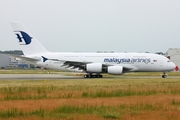 Malaysia Airlines Airbus A380-841 (F-WWAJ) at  Hamburg - Finkenwerder, Germany