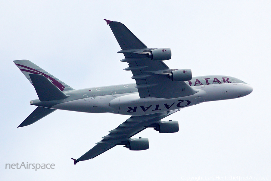 Qatar Airways Airbus A380-861 (F-WWAJ) | Photo 58041