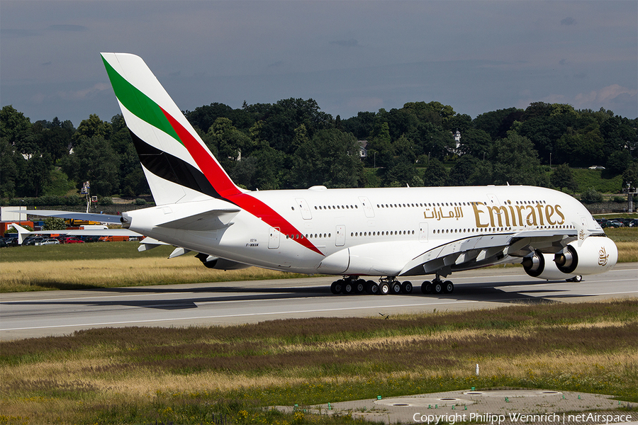Emirates Airbus A380-861 (F-WWAM) | Photo 112753