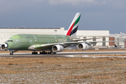 Emirates Airbus A380-861 (F-WWAM) at  Hamburg - Finkenwerder, Germany