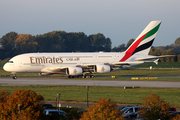Emirates Airbus A380-861 (F-WWAM) at  Hamburg - Finkenwerder, Germany