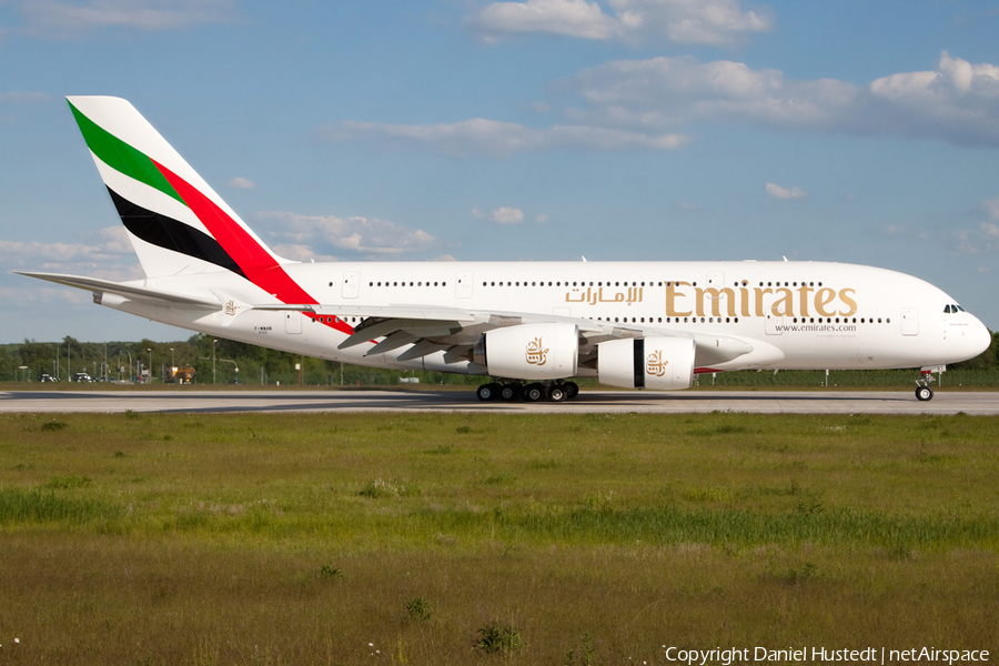 Emirates Airbus A380-861 (F-WWAM) | Photo 666536
