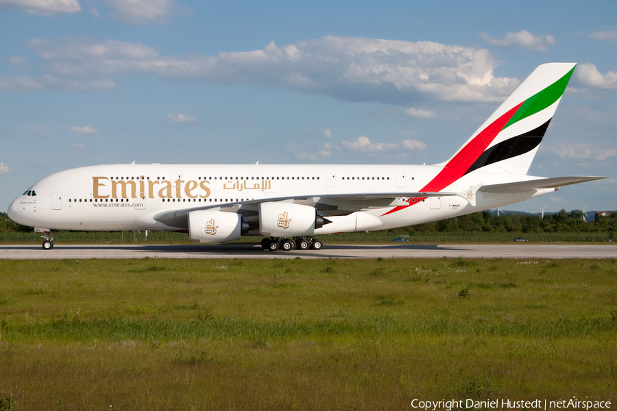 Emirates Airbus A380-861 (F-WWAM) | Photo 666537