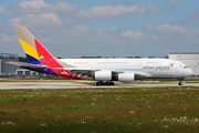 Asiana Airlines Airbus A380-841 (F-WWAP) at  Hamburg - Finkenwerder, Germany