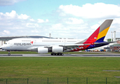 Asiana Airlines Airbus A380-841 (F-WWAP) at  Hamburg - Finkenwerder, Germany