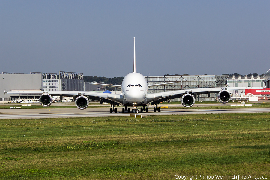 Emirates Airbus A380-861 (F-WWAP) | Photo 123683