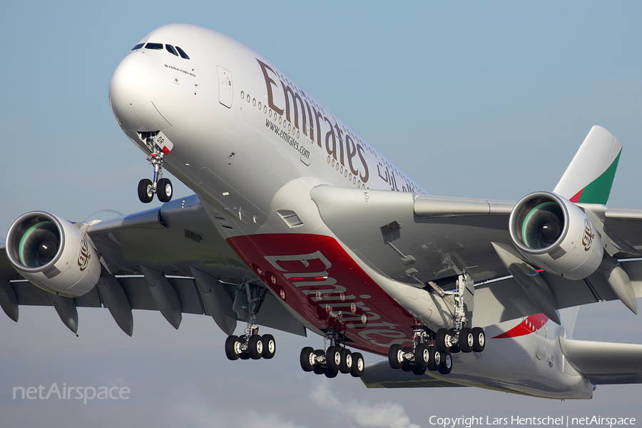 Emirates Airbus A380-861 (F-WWAP) | Photo 90204