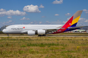 Asiana Airlines Airbus A380-841 (F-WWAQ) at  Hamburg - Finkenwerder, Germany