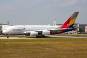 Asiana Airlines Airbus A380-841 (F-WWAQ) at  Hamburg - Finkenwerder, Germany